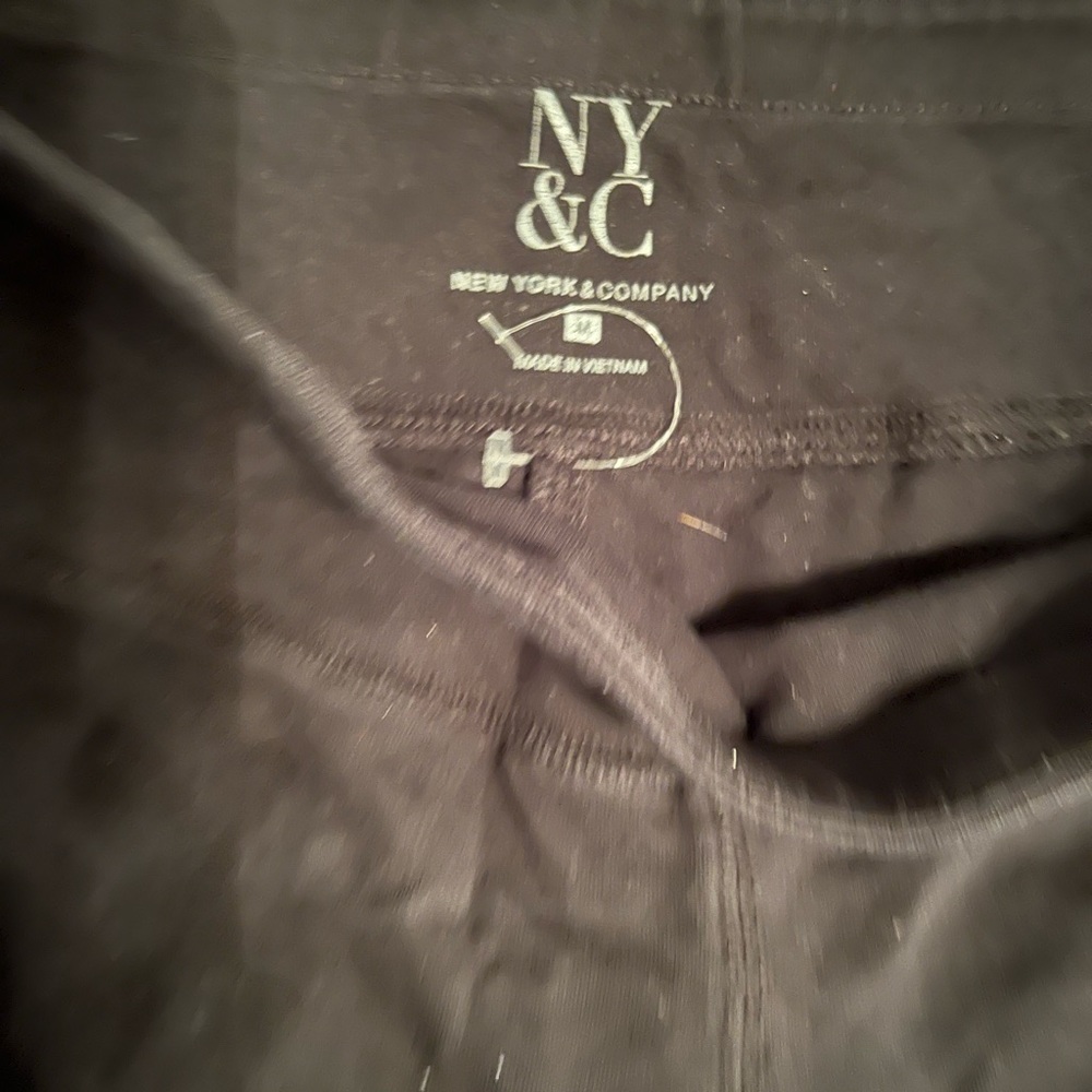 Black and Grey wide leg leggings - Picture 2 of 8